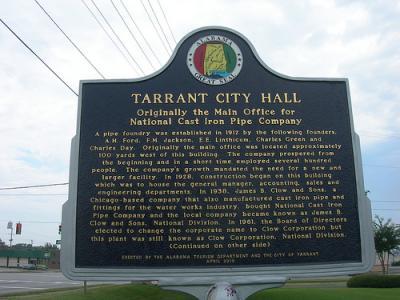Tarrant Historic Marker