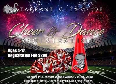 Tarrant City Tide Youth Cheerleading and Dance Registration