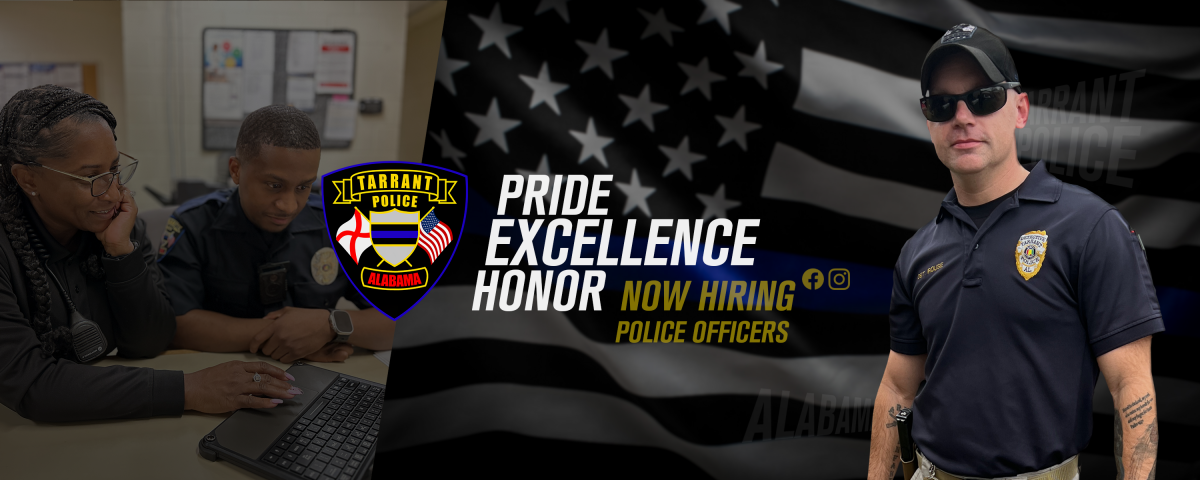 Tarrant Police Website Banner